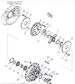 Ansamblu amortizor 561-01-74007 561-01-74006 pentru komatsu hd 785-7